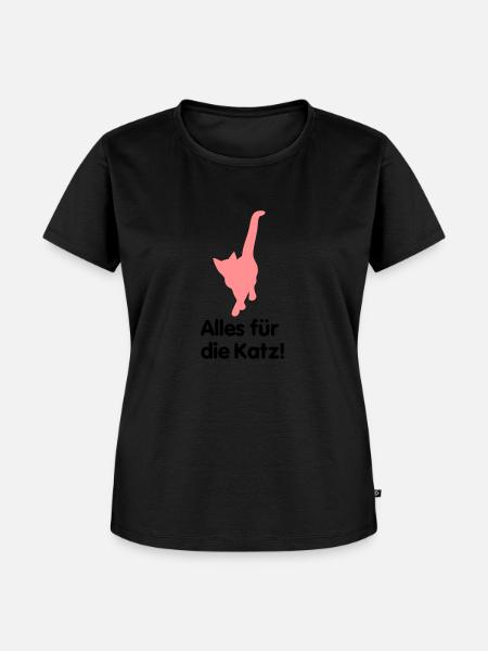 Alles für die Katz - Frauen Premium Bio T-Shirt - Schwarz