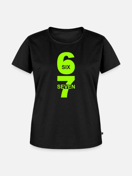 Six Seven - 67 - Meme - Basketball - 6-7 - Frauen Premium Bio T-Shirt - Schwarz