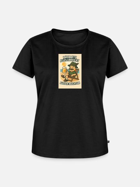 InnererFrieden - Frauen Premium Bio T-Shirt - Schwarz