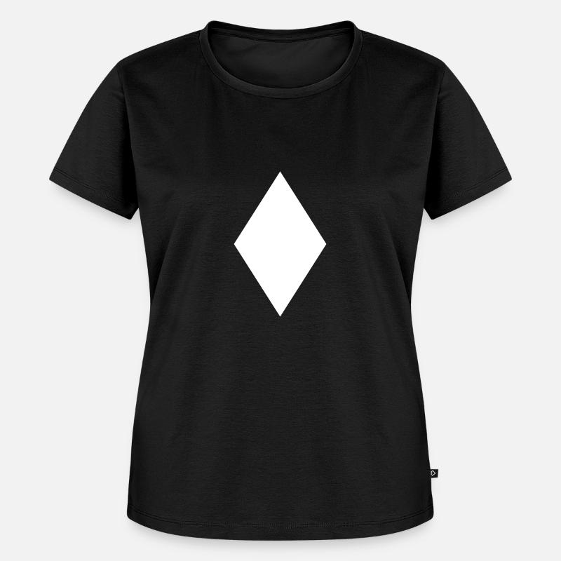 Diamond Shape Geometry Gift Math - Women's Premium Organic T-shirt - black