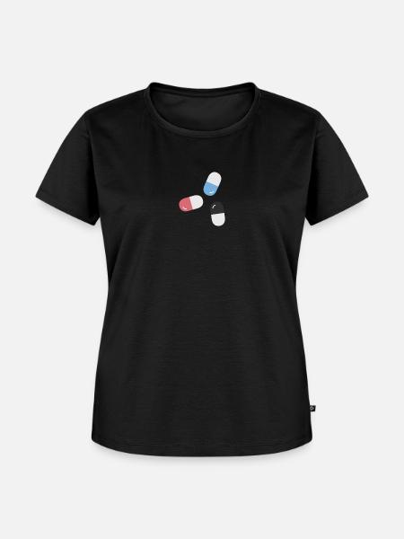 Pillen - Frauen Premium Bio T-Shirt - Schwarz