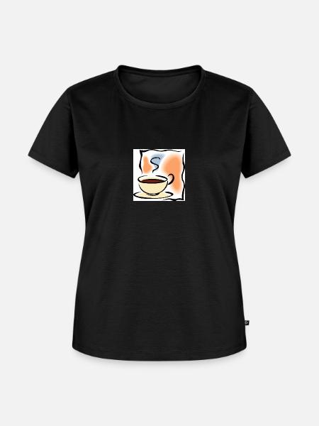 Kaffeepause - Frauen Premium Bio T-Shirt - Schwarz