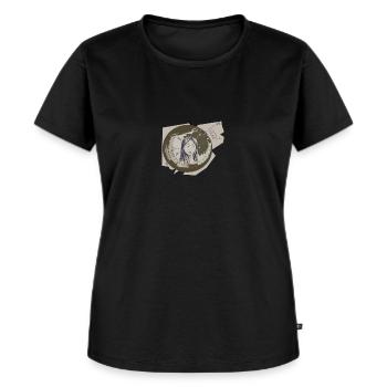 Oriental woman - Women's Premium Organic T-shirt - black - Front - Selfina (174cm)