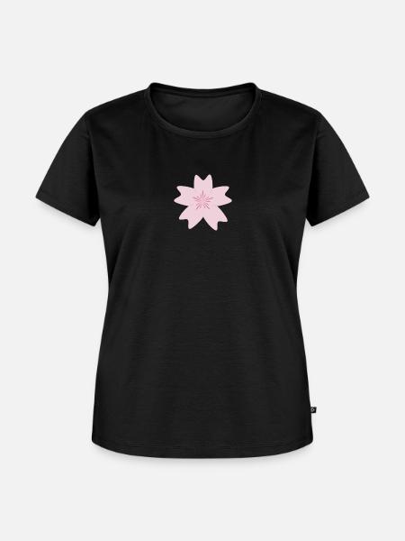 Sakura - Frauen Premium Bio T-Shirt - Schwarz