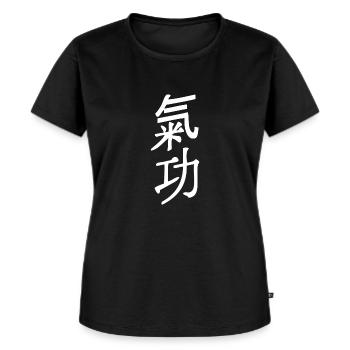 Qigong - Chigong - Frauen Premium Bio T-Shirt - Schwarz - Vorne - Selfina (174cm)
