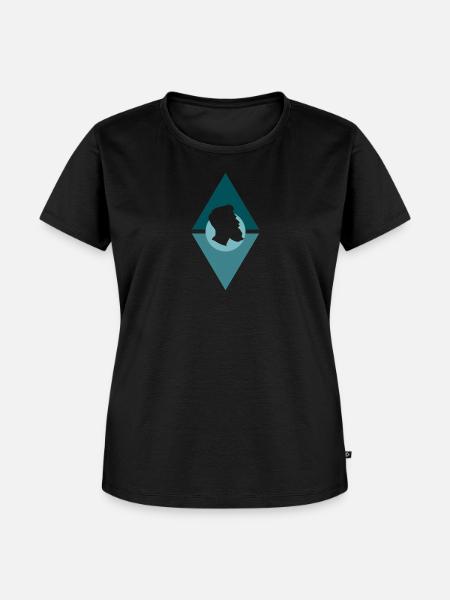 Schnurrbart Sir - Frauen Premium Bio T-Shirt - Schwarz
