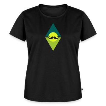Bart Sir November - Frauen Premium Bio T-Shirt - Schwarz - Vorne - Selfina (174cm)