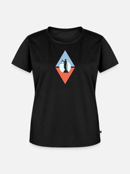 Richter Anwalt - Frauen Premium Bio T-Shirt - Schwarz