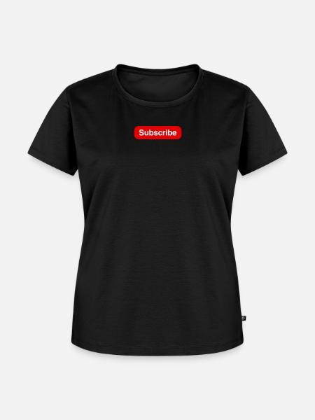 Subscribe - Frauen Premium Bio T-Shirt - Schwarz