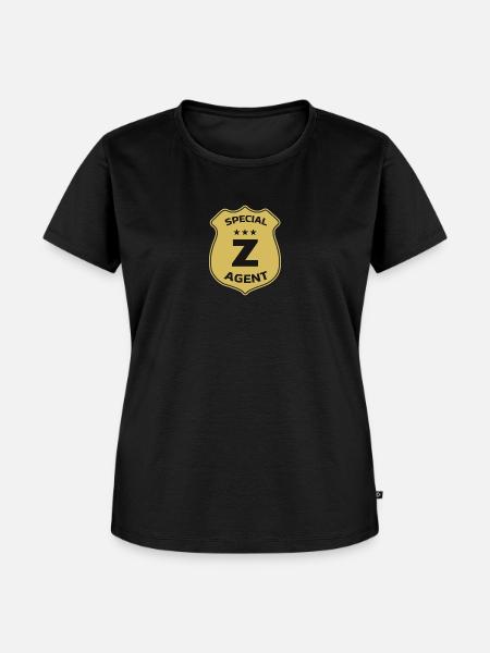Special Agent Z - Frauen Premium Bio T-Shirt - Schwarz