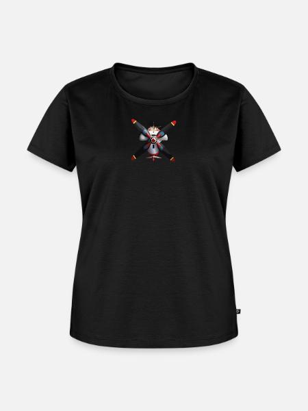 4Blade-Stecker - Frauen Premium Bio T-Shirt - Schwarz