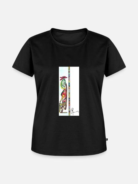 Der Schamane - Frauen Premium Bio T-Shirt - Schwarz
