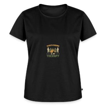 Chef scout - T-shirt Premium bio Femme - noir - Devant - Selfina (174cm)