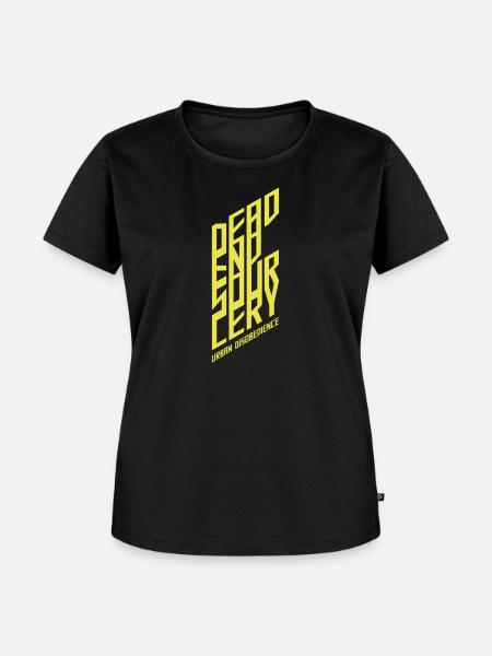 Dead End Sourcery Back One - Frauen Premium Bio T-Shirt - Schwarz