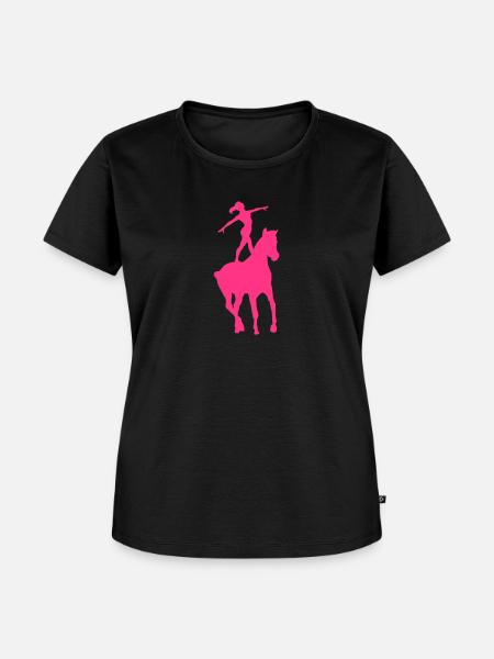 Voltigieren - Frauen Premium Bio T-Shirt - Schwarz