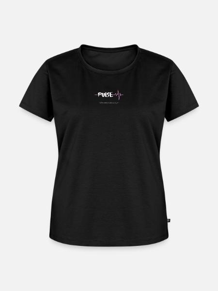 Pulse - Frauen Premium Bio T-Shirt - Schwarz