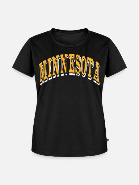 Minnesota - Frauen Premium Bio T-Shirt - Schwarz