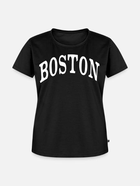 Boston - Frauen Premium Bio T-Shirt - Schwarz