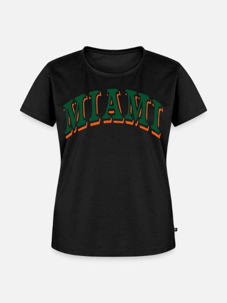 Miami - Frauen Premium Bio T-Shirt - Schwarz