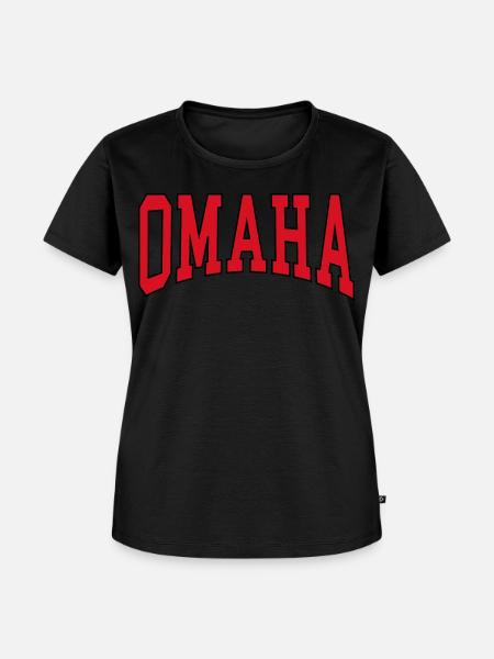 Omaha - Frauen Premium Bio T-Shirt - Schwarz