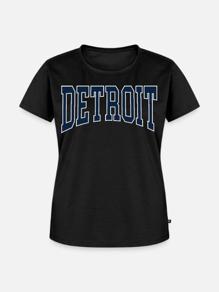 Detroit - Frauen Premium Bio T-Shirt - Schwarz