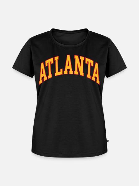 Atlanta - Frauen Premium Bio T-Shirt - Schwarz
