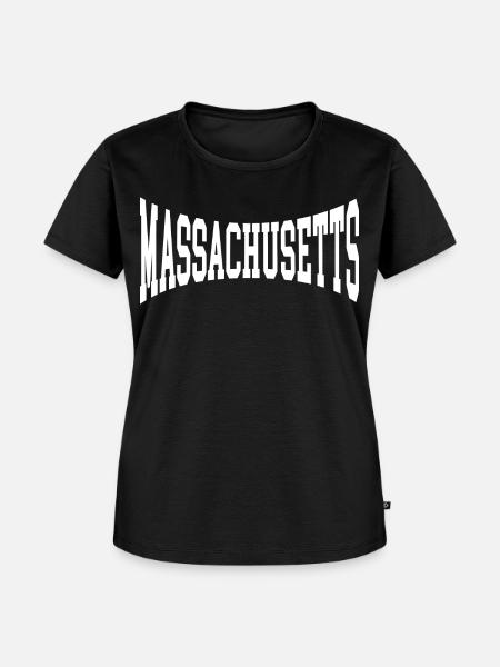 Massachusetts - Frauen Premium Bio T-Shirt - Schwarz