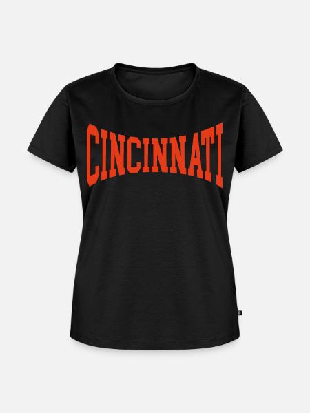 Cincinnati - Frauen Premium Bio T-Shirt - Schwarz