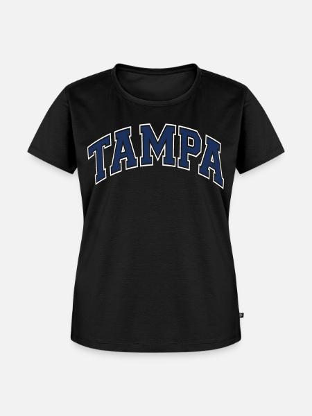 Tampa - Frauen Premium Bio T-Shirt - Schwarz