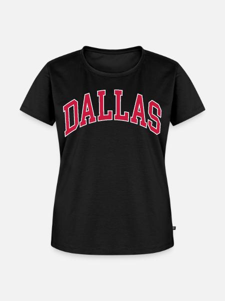 Dallas - Frauen Premium Bio T-Shirt - Schwarz