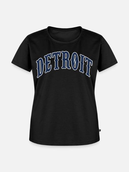 Detroit - Frauen Premium Bio T-Shirt - Schwarz