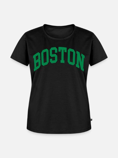 Boston - Frauen Premium Bio T-Shirt - Schwarz