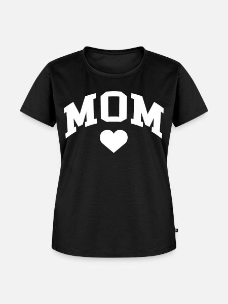 Mom - Frauen Premium Bio T-Shirt - Schwarz