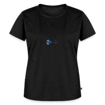 Techno Music DJ Discjokey - Frauen Premium Bio T-Shirt - Schwarz - Vorne - Selfina (174cm)
