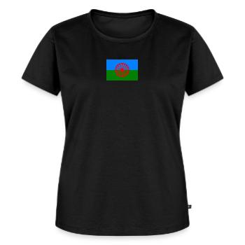 Roma flag 720x480 1 - Women's Premium Organic T-shirt - black - Front - Selfina (174cm)