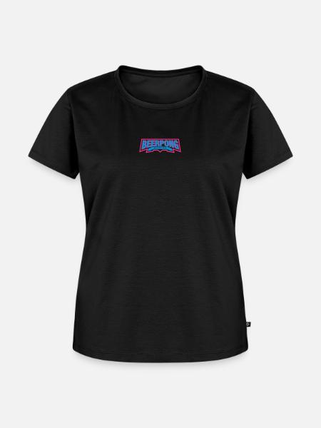 Beer Pong Allstar - Frauen Premium Bio T-Shirt - Schwarz