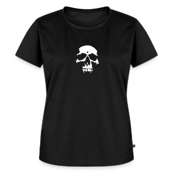 skull, halloween, ghost, nightmare, vampire, - Women's Premium Organic T-shirt - black - Front - Selfina (174cm)