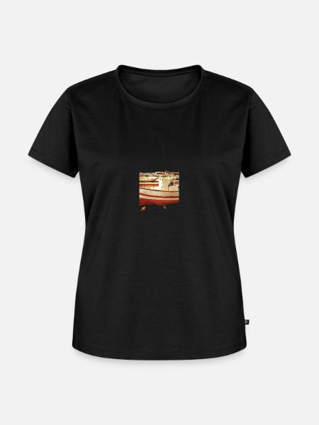 Fischerboote - Frauen Premium Bio T-Shirt - Schwarz