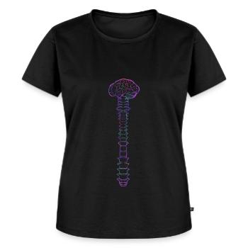 Physiotherapeut - Frauen Premium Bio T-Shirt - Schwarz - Vorne - Selfina (174cm)