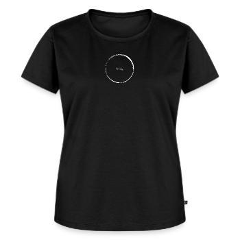 Genug. - Titelcover - Frauen Premium Bio T-Shirt - Schwarz - Vorne - Selfina (174cm)