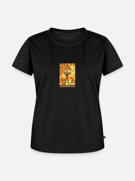 Bodybuilder pose - Frauen Premium Bio T-Shirt - Schwarz