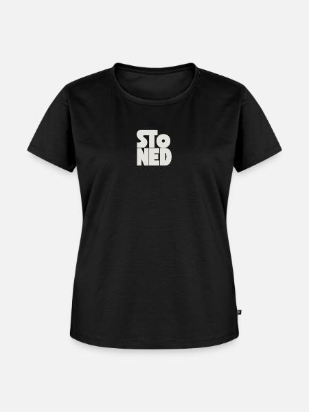 Stoned - Frauen Premium Bio T-Shirt - Schwarz