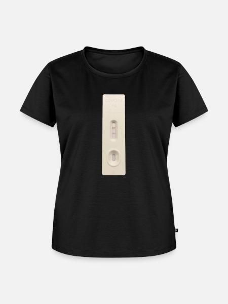 Covid Test - Frauen Premium Bio T-Shirt - Schwarz