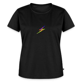 lightning - Women's Premium Organic T-shirt - black - Front - Selfina (174cm)