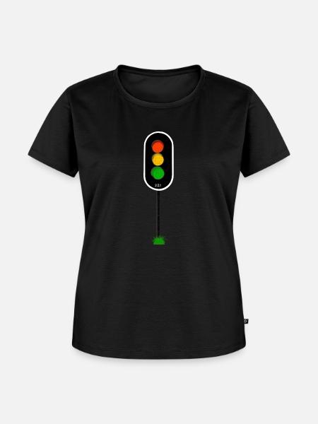 Ampel - Frauen Premium Bio T-Shirt - Schwarz