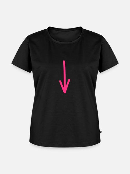 pfeil - Frauen Premium Bio T-Shirt - Schwarz