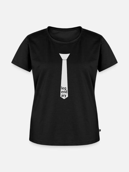 Legendary - Krawatte (2) - Frauen Premium Bio T-Shirt - Schwarz