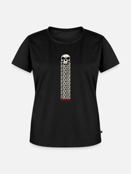 Brennpunkt - Frauen Premium Bio T-Shirt - Schwarz