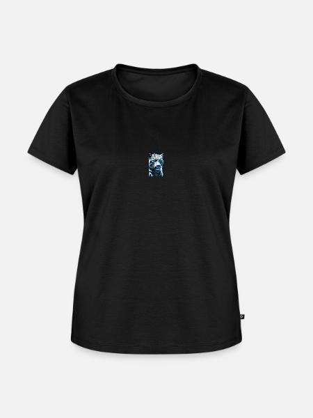 Schneeleopard | Leopard | Raubtier - Frauen Premium Bio T-Shirt - Schwarz