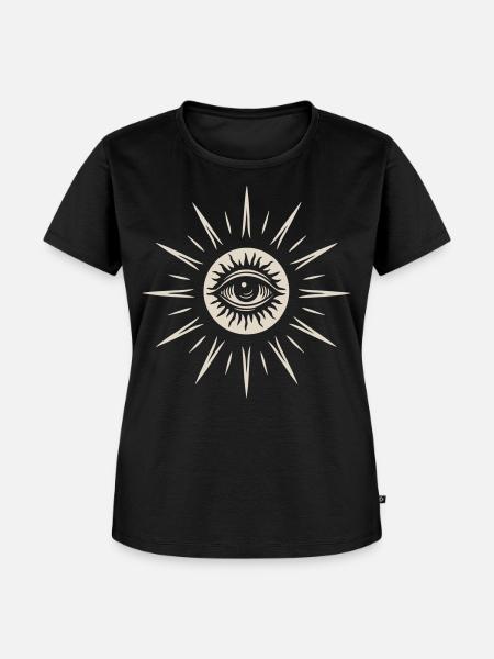 The Suneye - Frauen Premium Bio T-Shirt - Schwarz